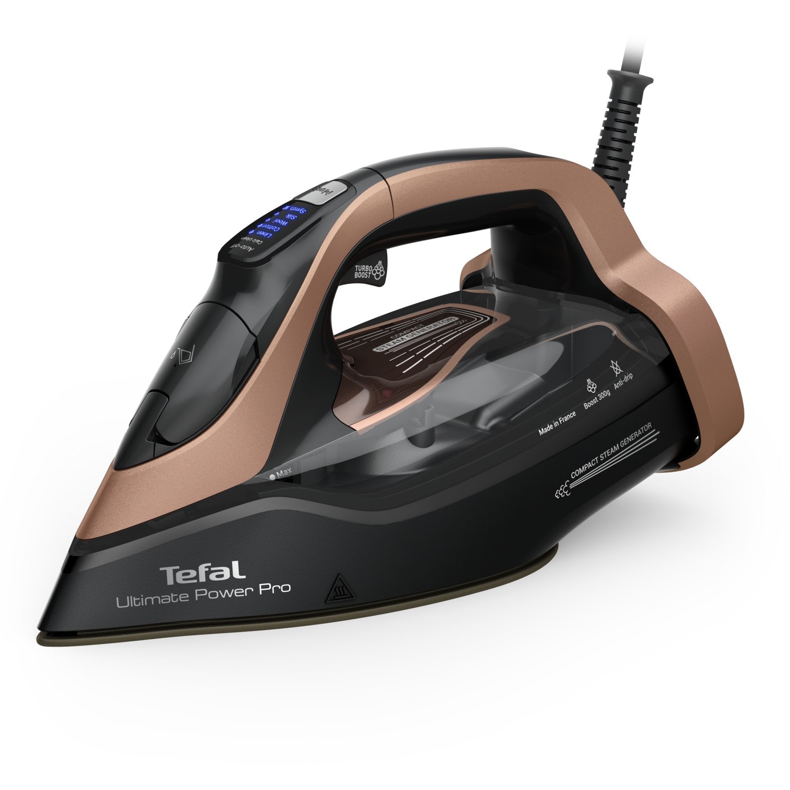 EAN 3121040089040 - Tefal Ultimate Power Pro FV9E50 Plancha vapor-seco Durilium AirGlide Autoclean soleplate 3200 W Negro, Co imagen 10