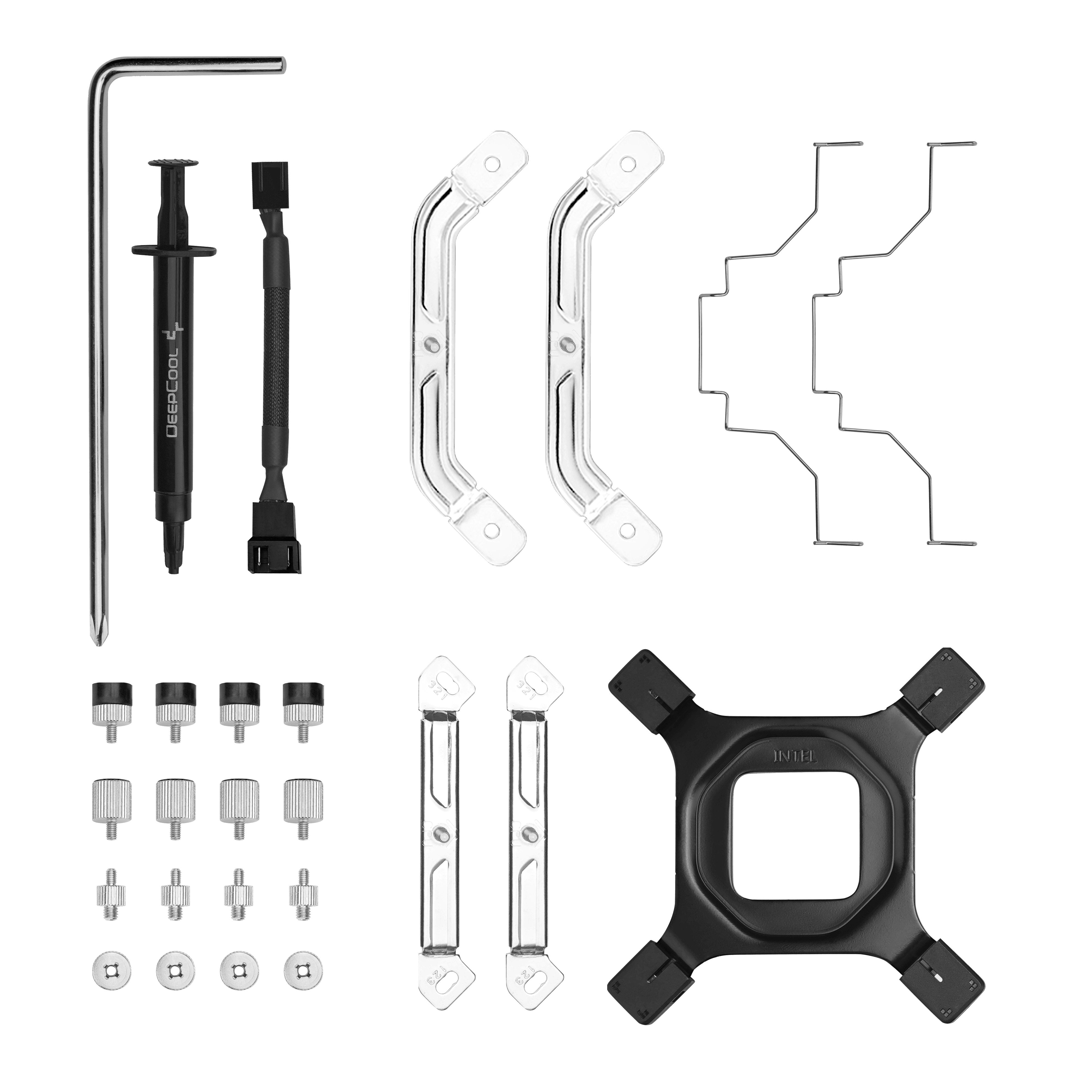 EAN 6933412728276 - DeepCool AK500 Digital WH Procesador Refrigerador de aire 12 cm Blanco 1 pieza(s) imagen 8