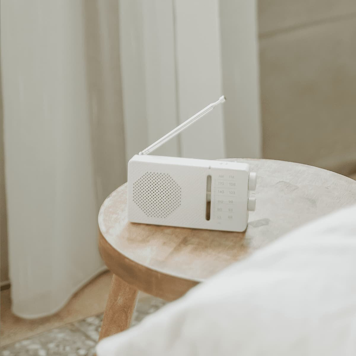 Sangean Sr-36 Blanco Radio Fm/Am Altavoz Integrado Antena Telescópica Salida Auriculares