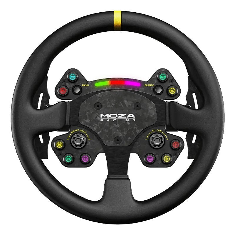 Moza Rs025 Mando Y Volante Negro Pc
