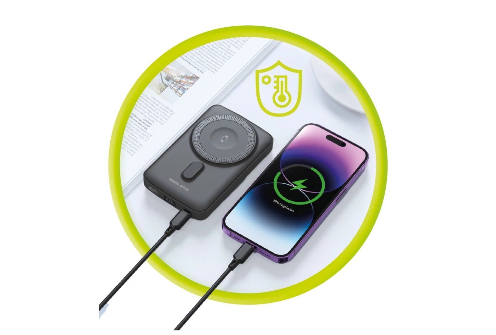 Mobile Origin Magnetic Powerbank 10000mah Pb9