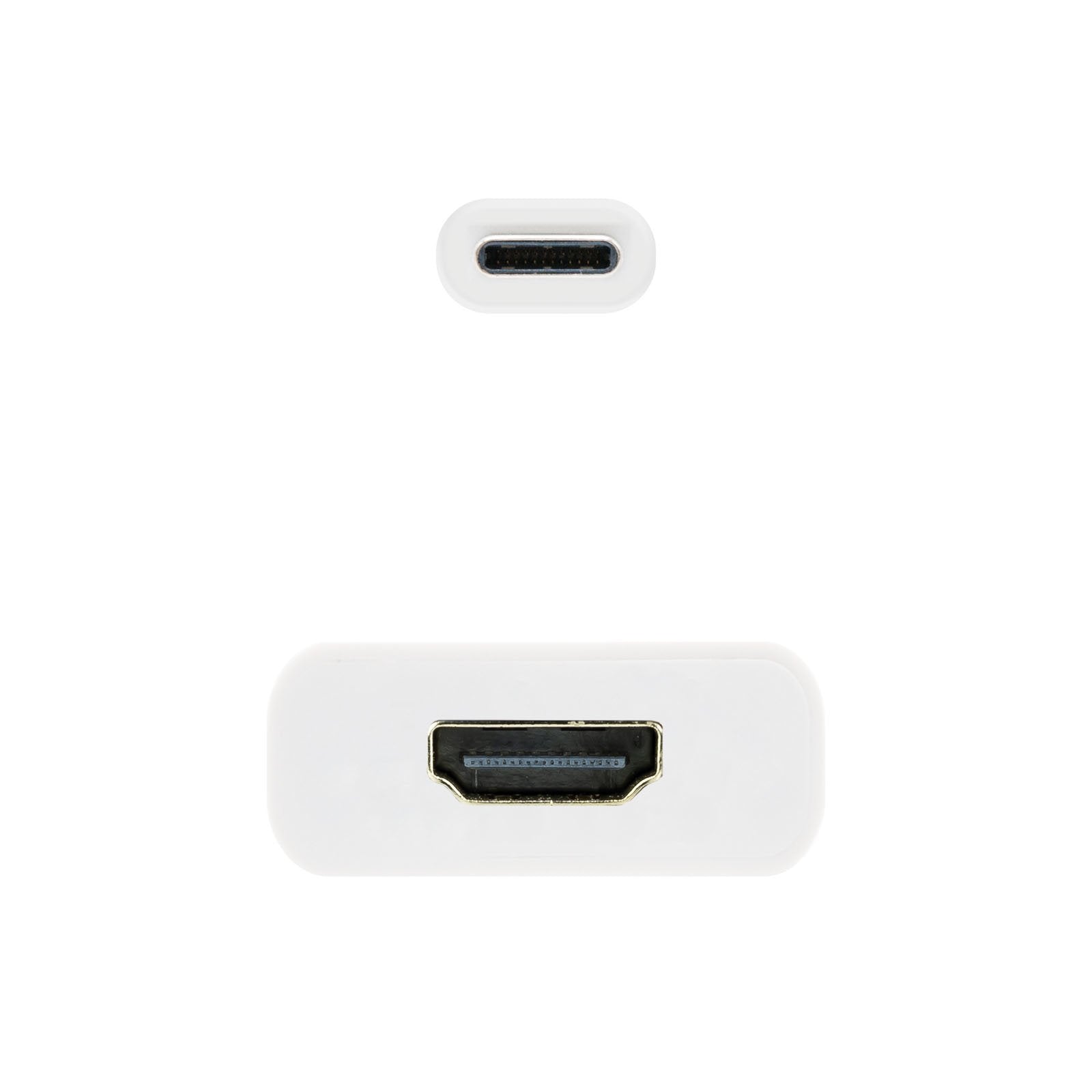 Nanocable Conversor Usb-C A Hdmi 4k - 15 Cm - Blanco
