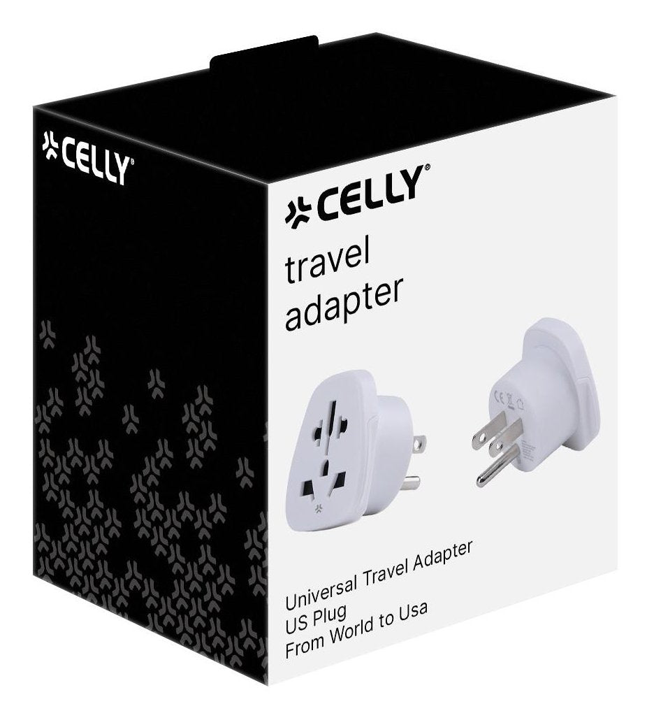 EAN 8021735218869 - Celly TRAVELADAPTERUS adaptador de enchufe eléctrico Universal Blanco imagen 4