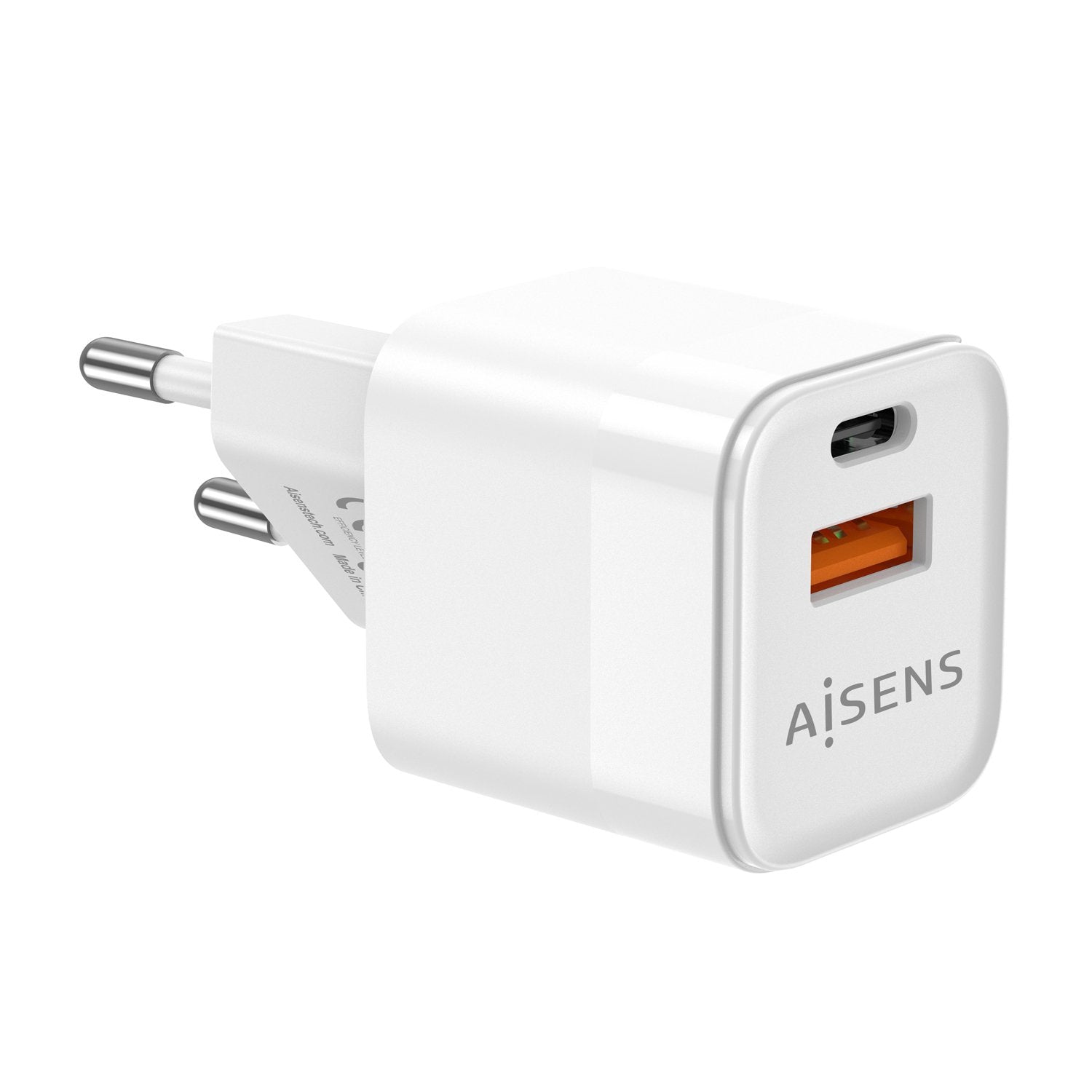 EAN 8436574708721 - AISENS ASCH-30W2P004-W cargador de dispositivo móvil Universal Corriente alterna Carga rápida Interior imagen 3