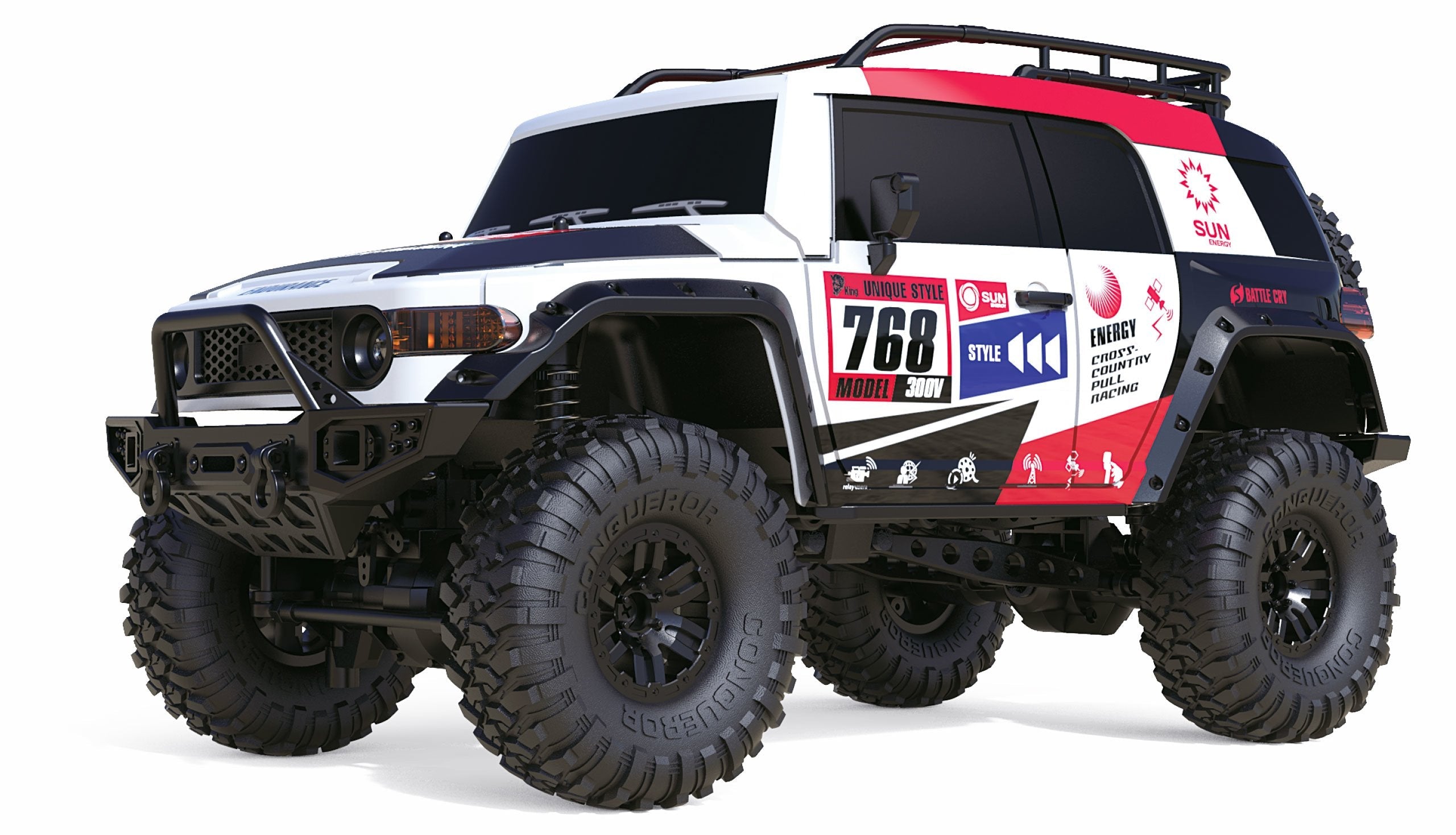 Amewi Rc Auto Dirt Race Crawler Liion 1500mah Blanco 8