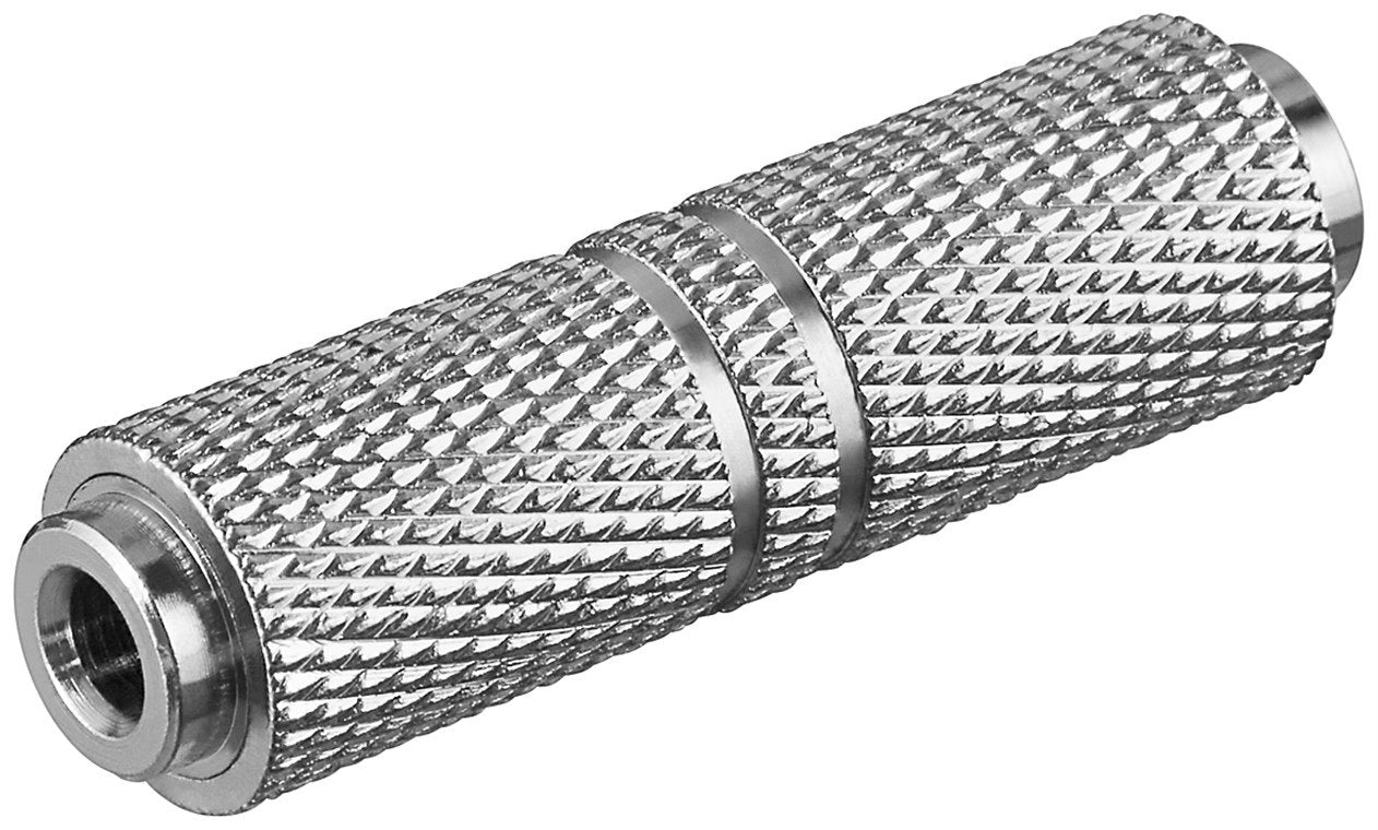 Goobay A 214, 3.5mm, 3,5mm, Hembra/Hembra, Plata