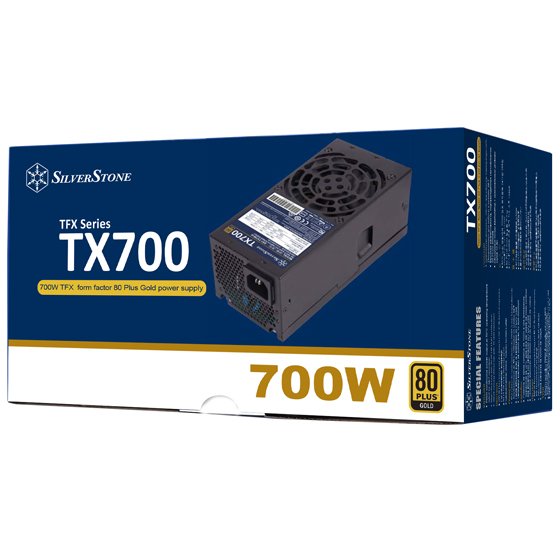 Fuente De Alimentación Silverstone Sst-Tx700-G - 80 Plus Gold 700w Tfx Power Supply