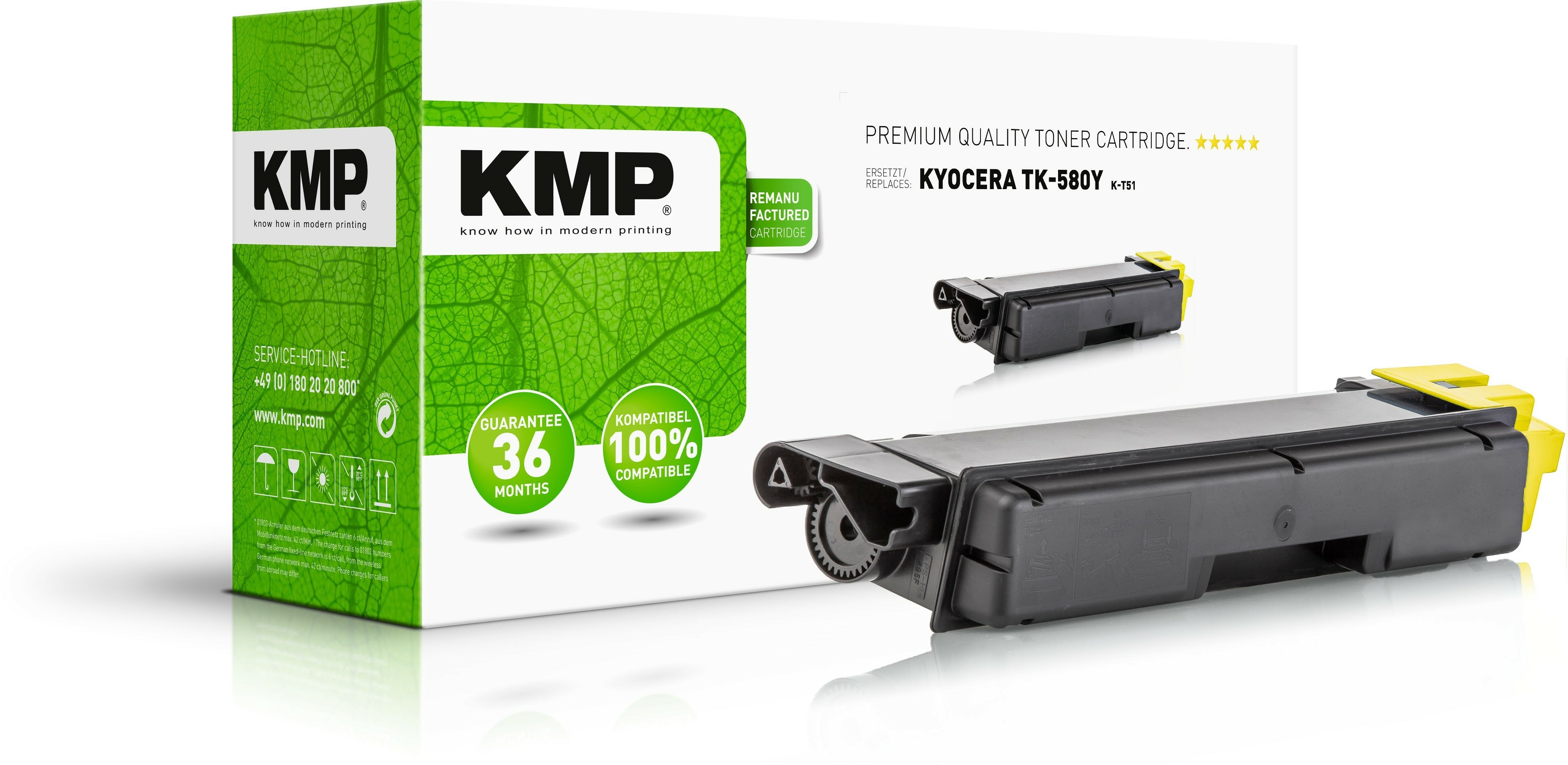 EAN 4011324289299 - KMP K-T51 cartucho de tóner 1 pieza(s) Amarillo imagen 1