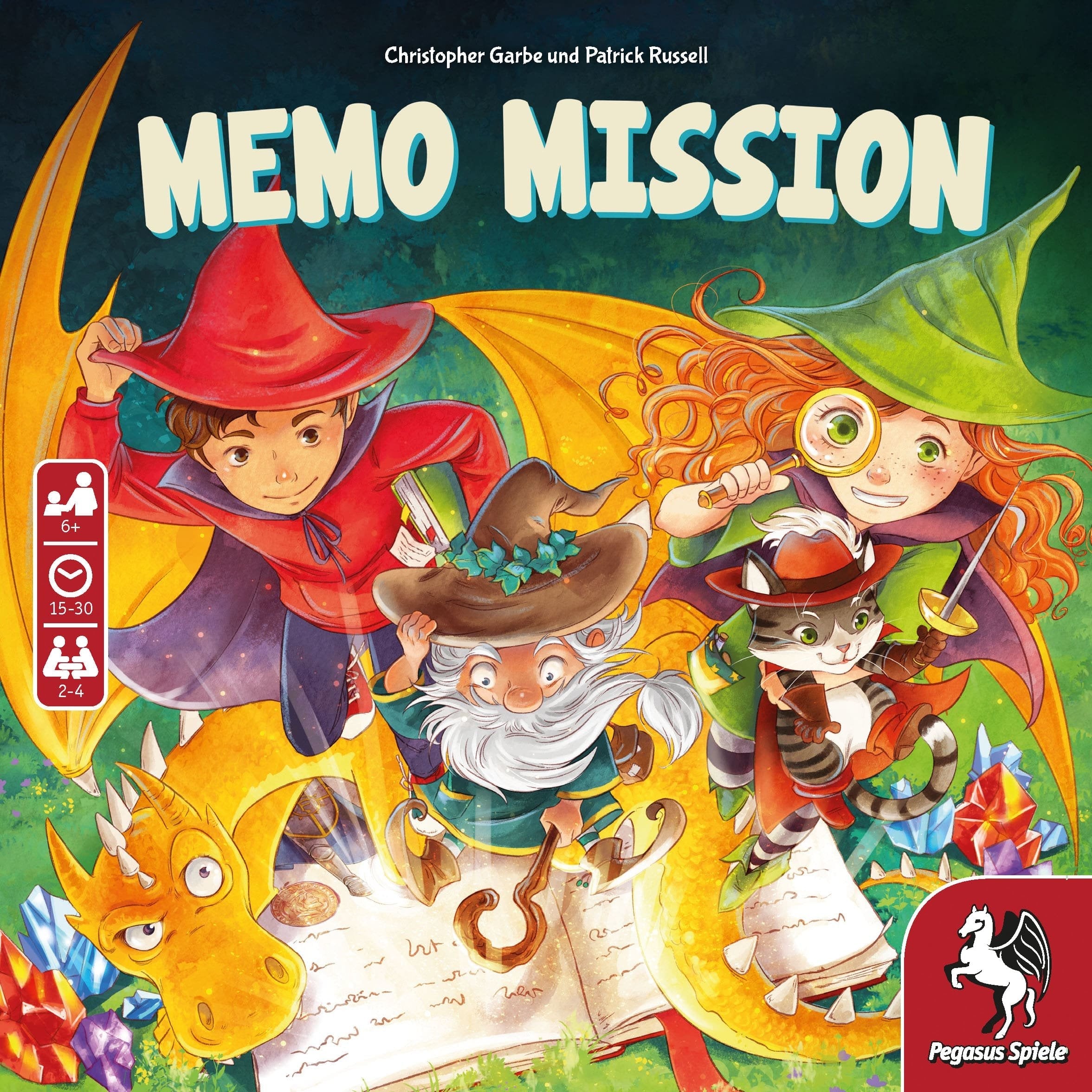 Pegasus Memo Mission, Juego De Mesa 66029g