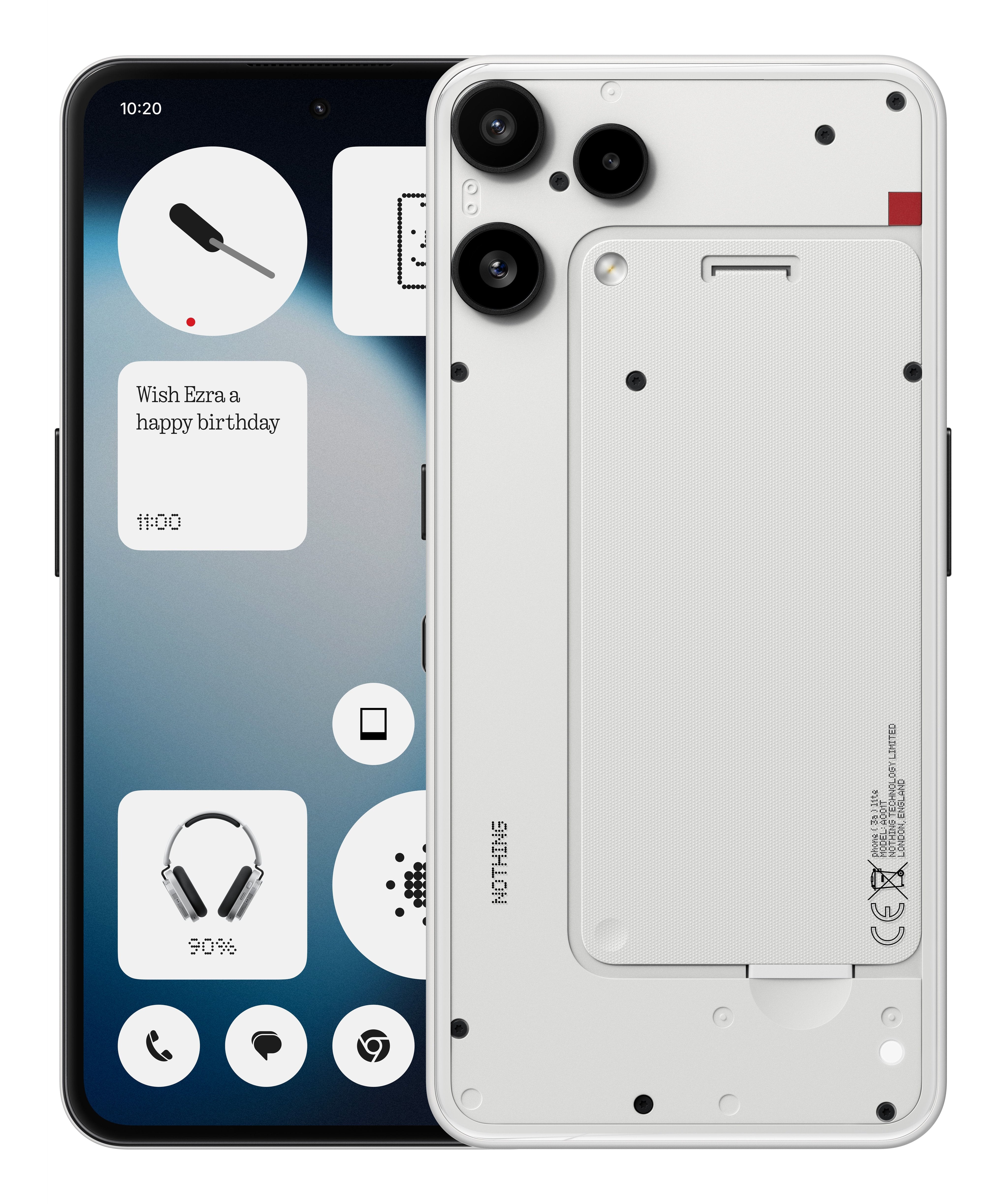 EAN 6974434227033 - Nothing 3a Lite 17,2 cm (6.77") SIM doble Android 15 5G 8 GB 128 GB 5000 mAh Blanco imagen 11