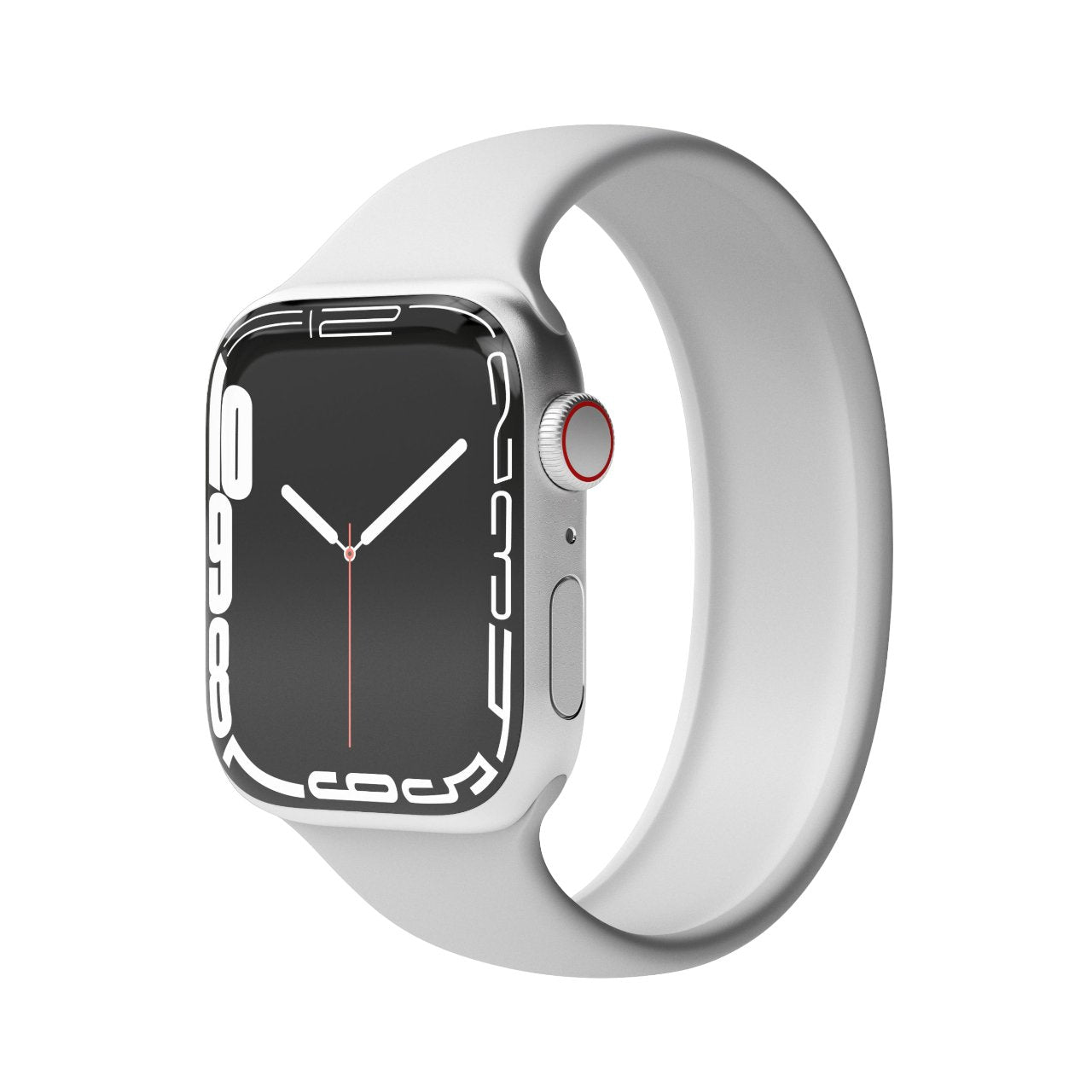 Vonmählen Watchstrap For Apple Solo Loop Funda 2 Band L Light Gris (Aws00027)
