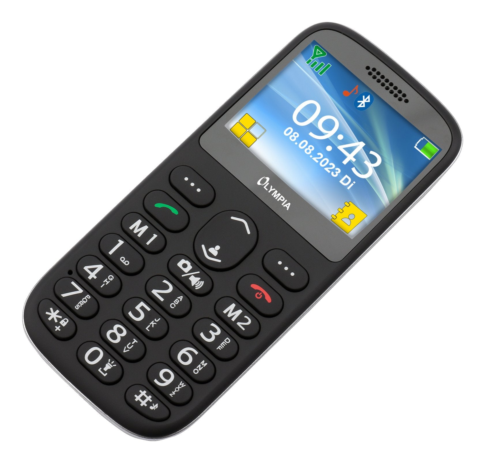 Teléfono Móvil Olympia Sol Negro