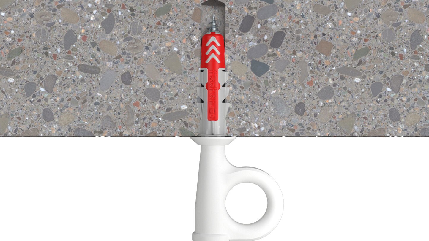 Tacos Fischer Easyhook Loop Duopower 8x40, 25 Piezas, Con Ojal Easyhook Blancos