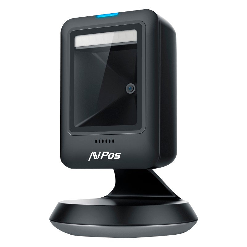 Avpos Avp-630-2d Lector De Codigos De Sobremesa - Escaneo Automatico- Lectura De Codigos 1d, 2d Y Qr - Usb - Negro