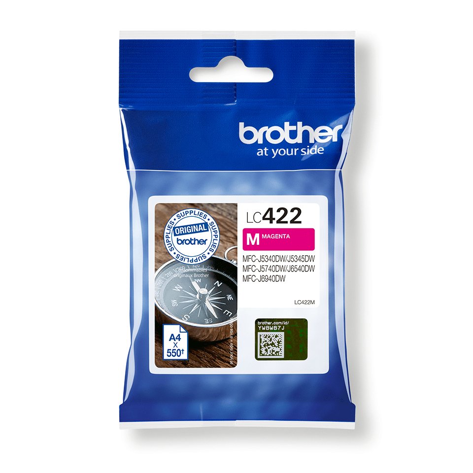 EAN 5715328103658 - Brother LC422M cartucho de tinta 1 pieza(s) Original Magenta imagen 1