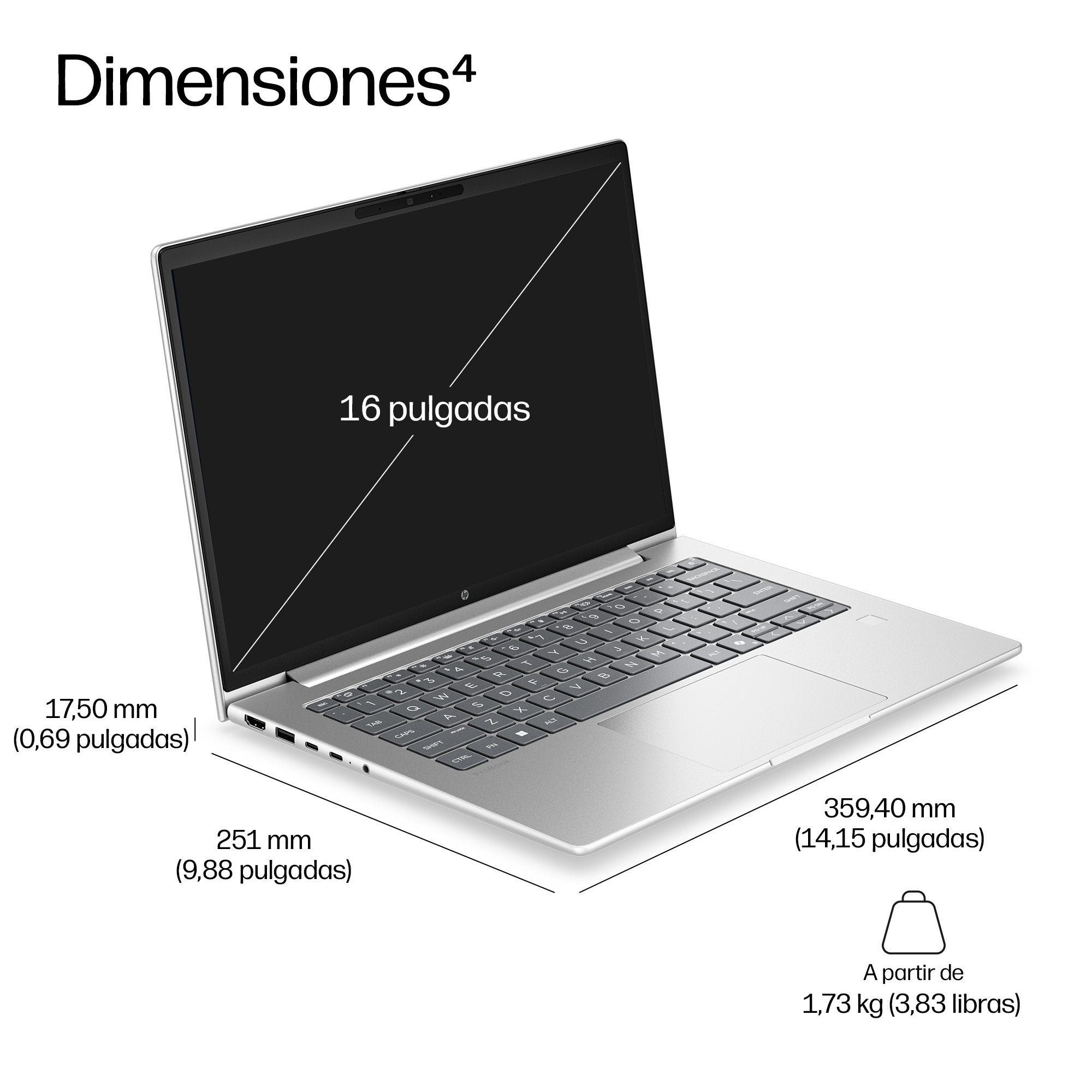 EAN 0826581571698 - HP DU1C5AT ordenador portatil AMD Ryzen™ 5 220 Portátil 40,6 cm (16") WUXGA 16 GB LPDDR5x-SDRAM 512 GB SS imagen 3