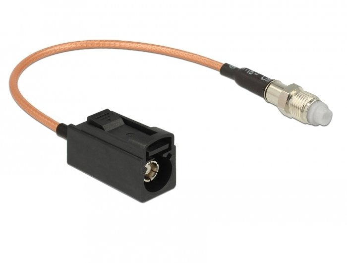 Delock Cable De Antena Fakra A Hembra > Fme Hembra Rg-316 20 Cm