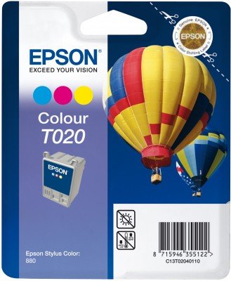 Epson Hot Air Balloon Cartucho T020 Color (Etiqueta Rf)