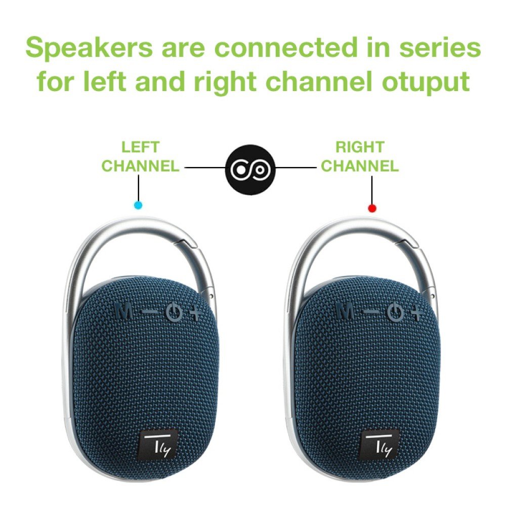 Techly Icasbl321bl Altavoz Portátil Monofónico Portátil Azul 5 W
