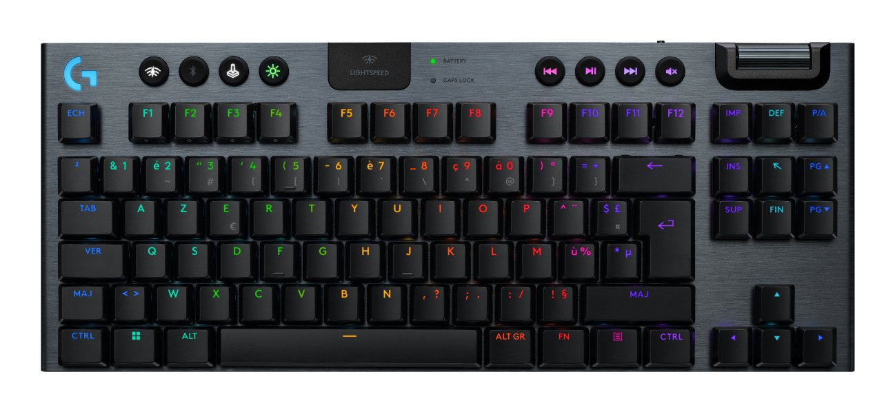 EAN 5099206121836 - Logitech G G915 X LIGHTSPEED teclado Juego USB + RF Wireless + Bluetooth AZERTY Francés Negro imagen 1