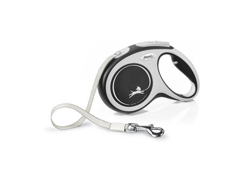 EAN 4000498043820 - Flexi New COMFORT 8 m Negro, Gris Perro Correa retráctil imagen 1