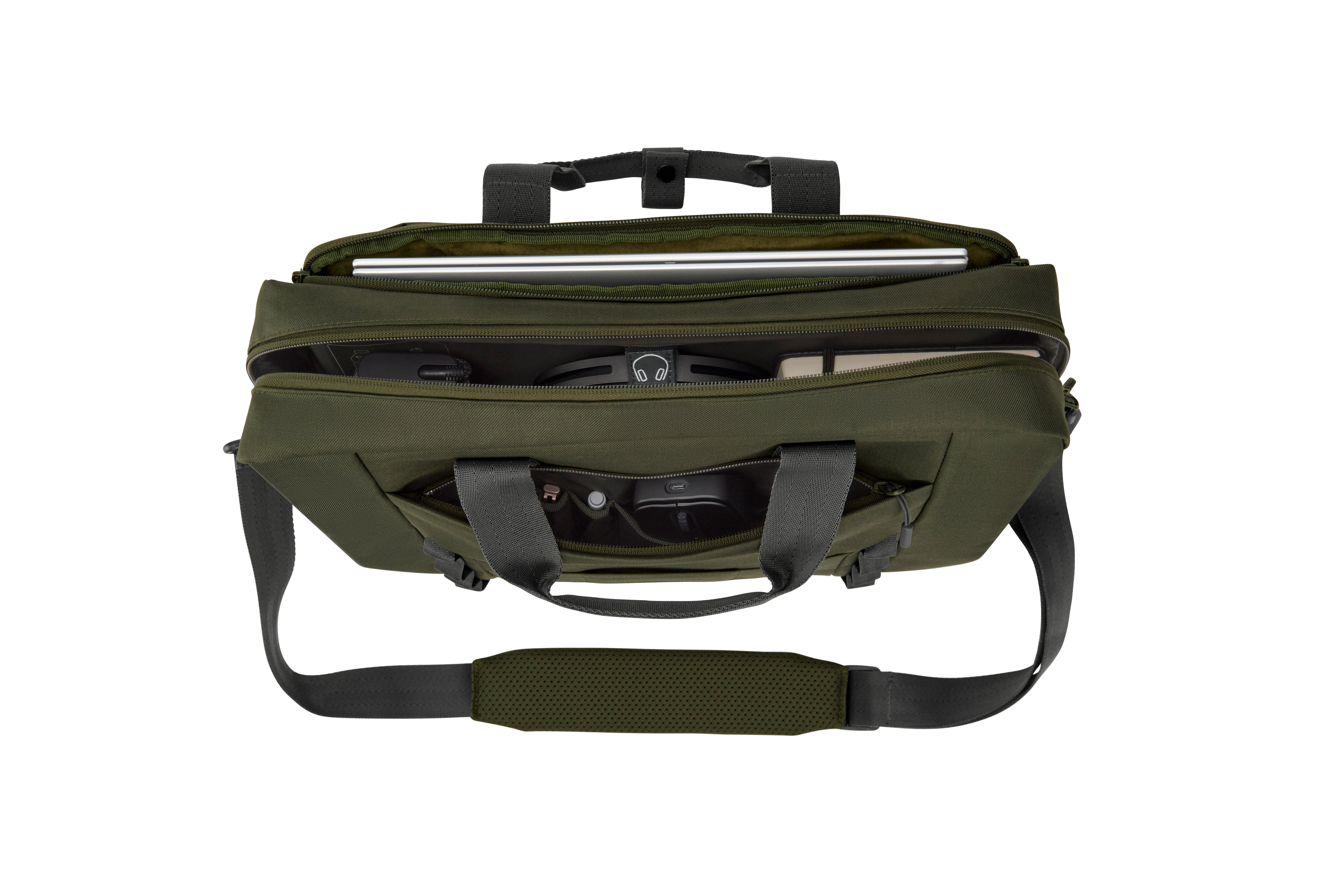 EAN 0197961660449 - HP 15.6 Modular Laptop Bag 39,6 cm (15.6") Bandolera Verde, Gris imagen 12