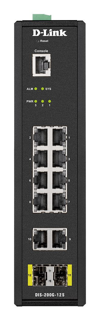 Switch Gestionable D-Link Dis-200g-12s 12 Puertos Gigabit 10 100 1000 Sfp