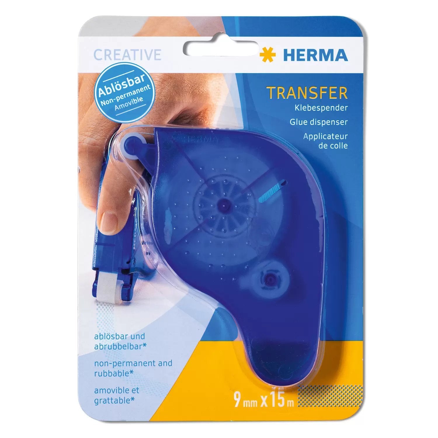 EAN 4008705010672 - HERMA 1067 cinta adhesiva Azul imagen 1
