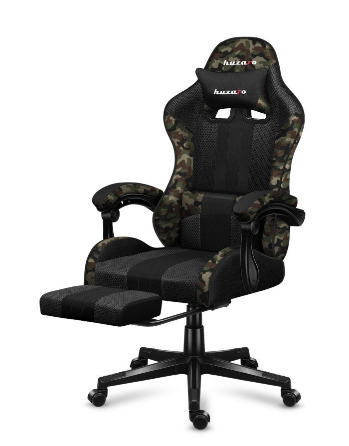 EAN 5903796011548 - Huzaro FORCE 4.7 Silla para videojuegos de PC Asiento (de seguridad) de butaca Negro, Camuflaje imagen 5