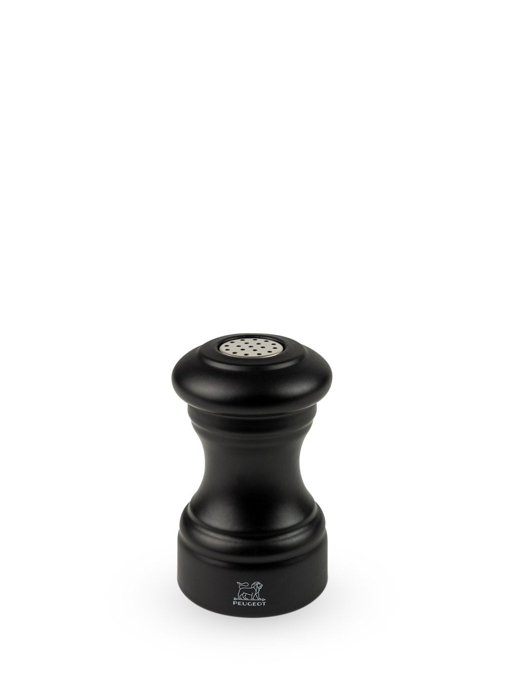 Peugeot Bistro Salzstreuer Buchenholz Schwarz Matt 9 Cm