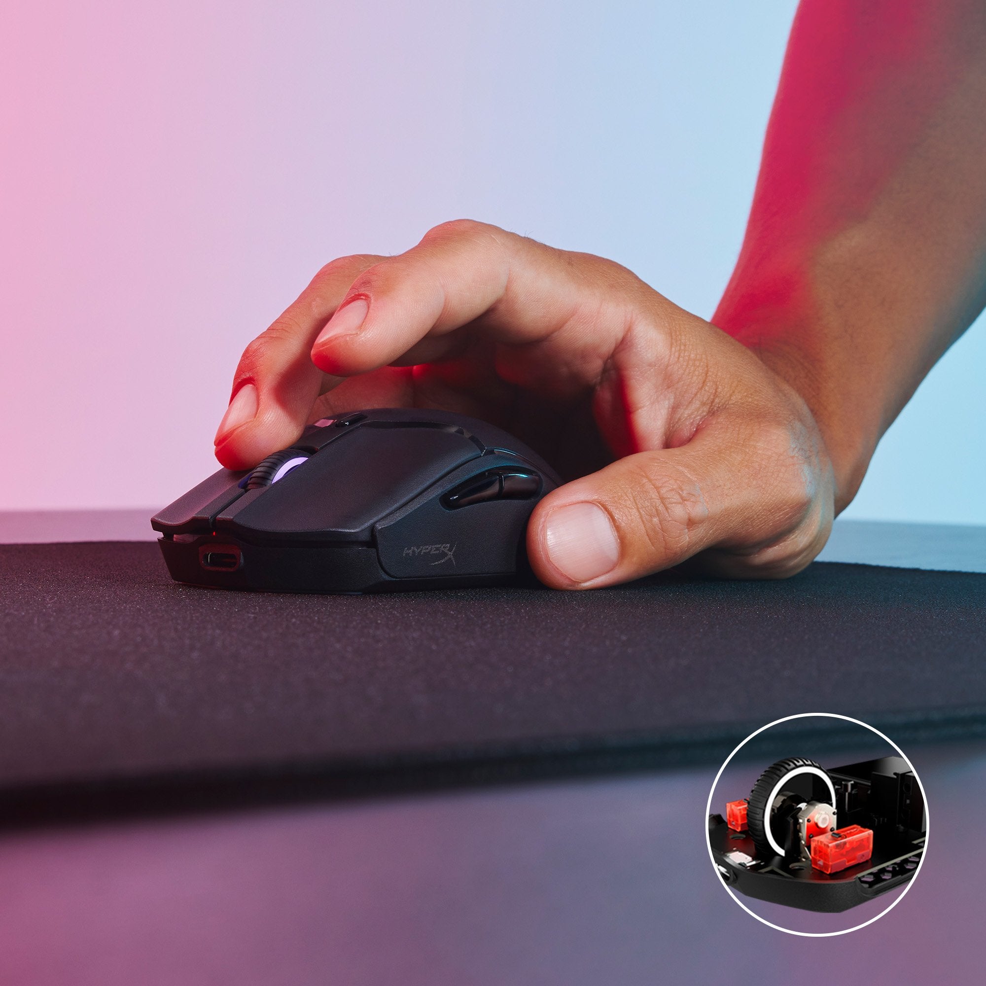 EAN 0197192120217 - HyperX Pulsefire Haste 2 Mini Wireless Black Gaming Mouse ratón Juego Ambidextro RF Wireless + Bluetooth imagen 11