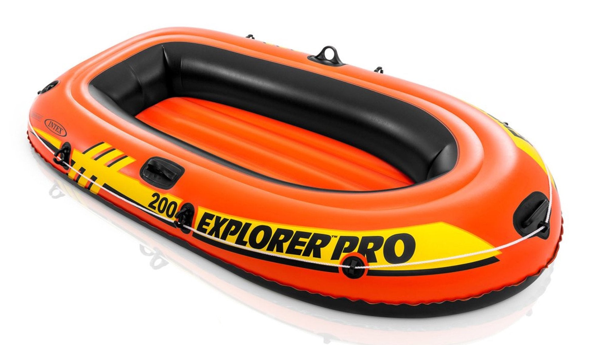 EAN 6941057402659 - Intex 58356NP flotador para bebé PVC Negro, Naranja, Amarillo Barca para bebés imagen 1