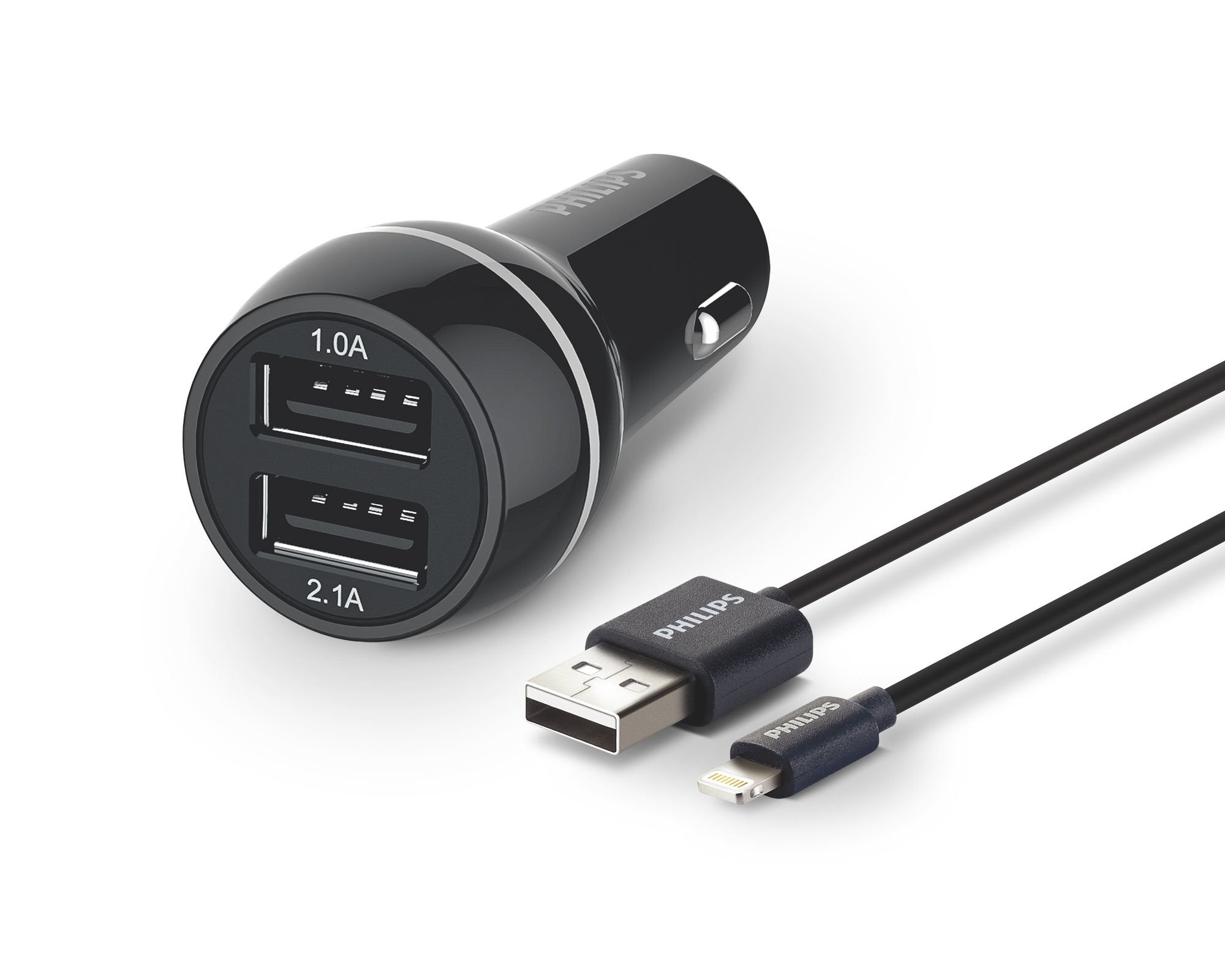 EAN 6959033844171 - Philips DLP2357V/10 cargador de dispositivo móvil Universal Negro USB Auto imagen 1