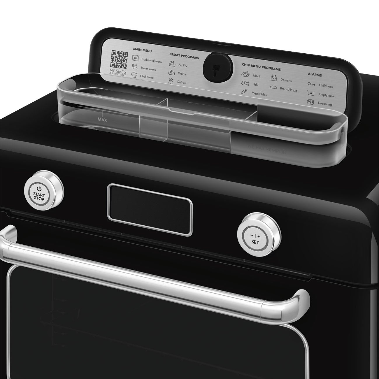 EAN 8017709333850 - Smeg COF01BLEU horno de vapor Pequeño Negro Botones, Giratorio imagen 11