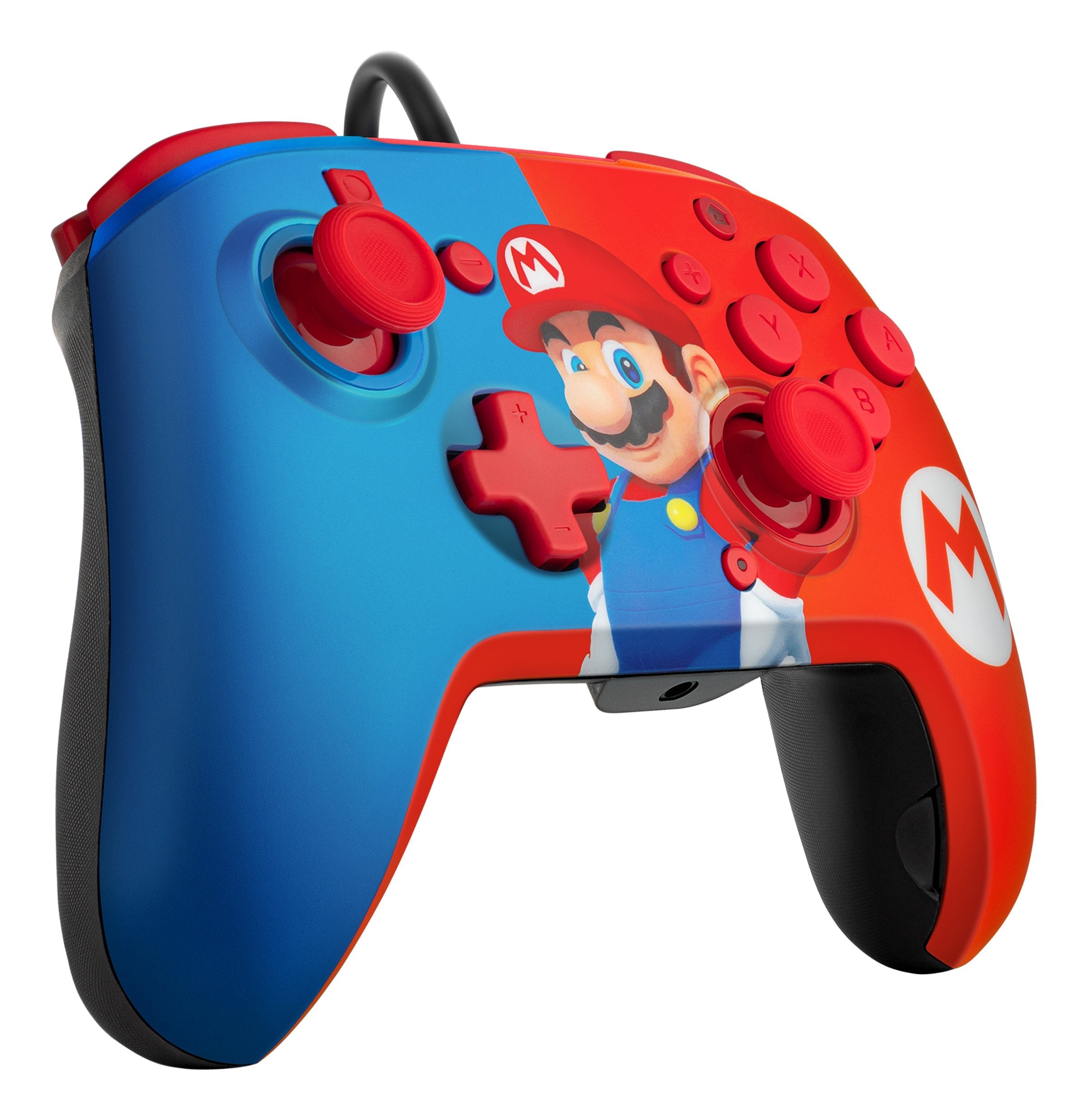 Contoller Wired Faceoff Deluxe Mario