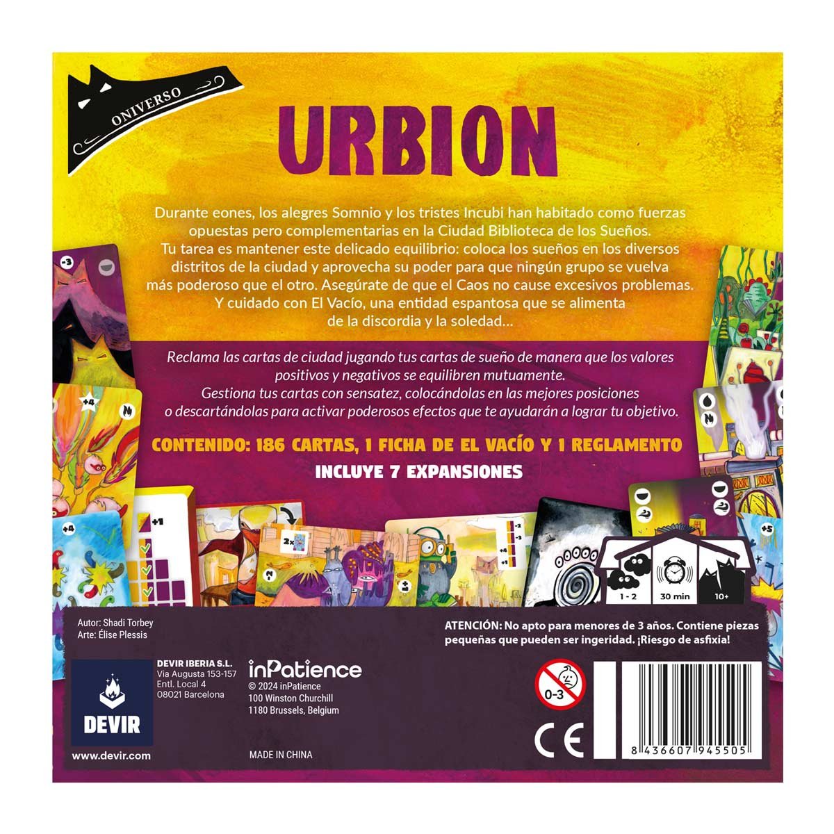 EAN 8436607945505 - Devir Urbion 30 min Juego De Cartas imagen 4