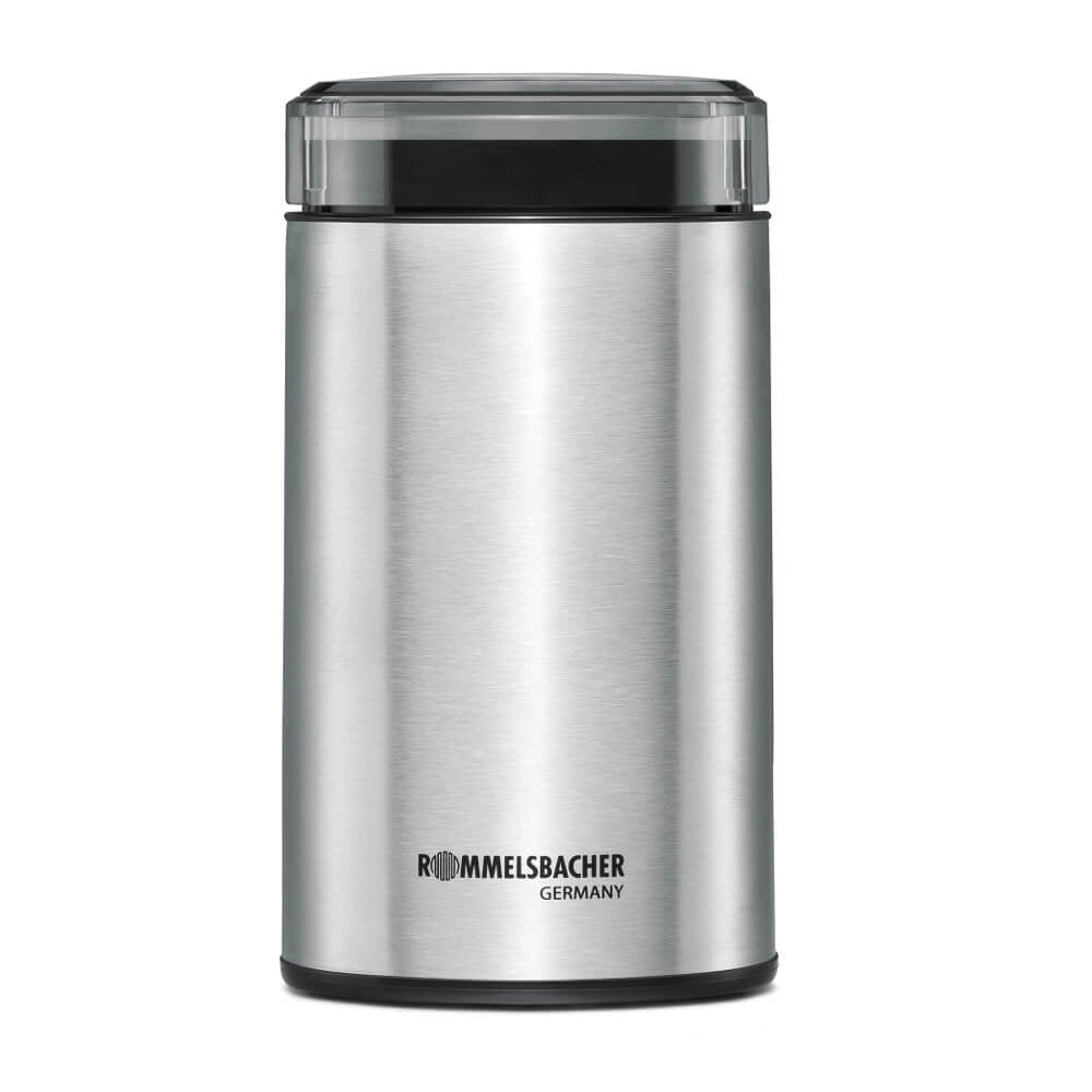Molinillo De Café Rommelsbacher Ekm 100 (Acero Inoxidable/Negro, 200 Vatios) Ekm 100