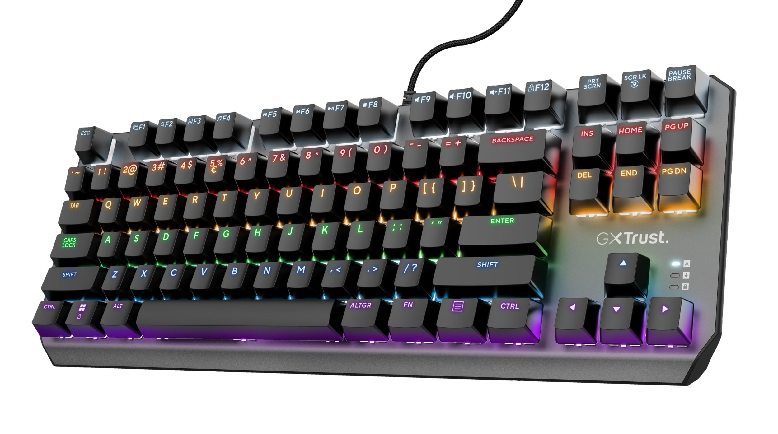 EAN 8713439244045 - Trust GXT 834 Callaz teclado Juego USB QWERTY Inglés Negro imagen 1