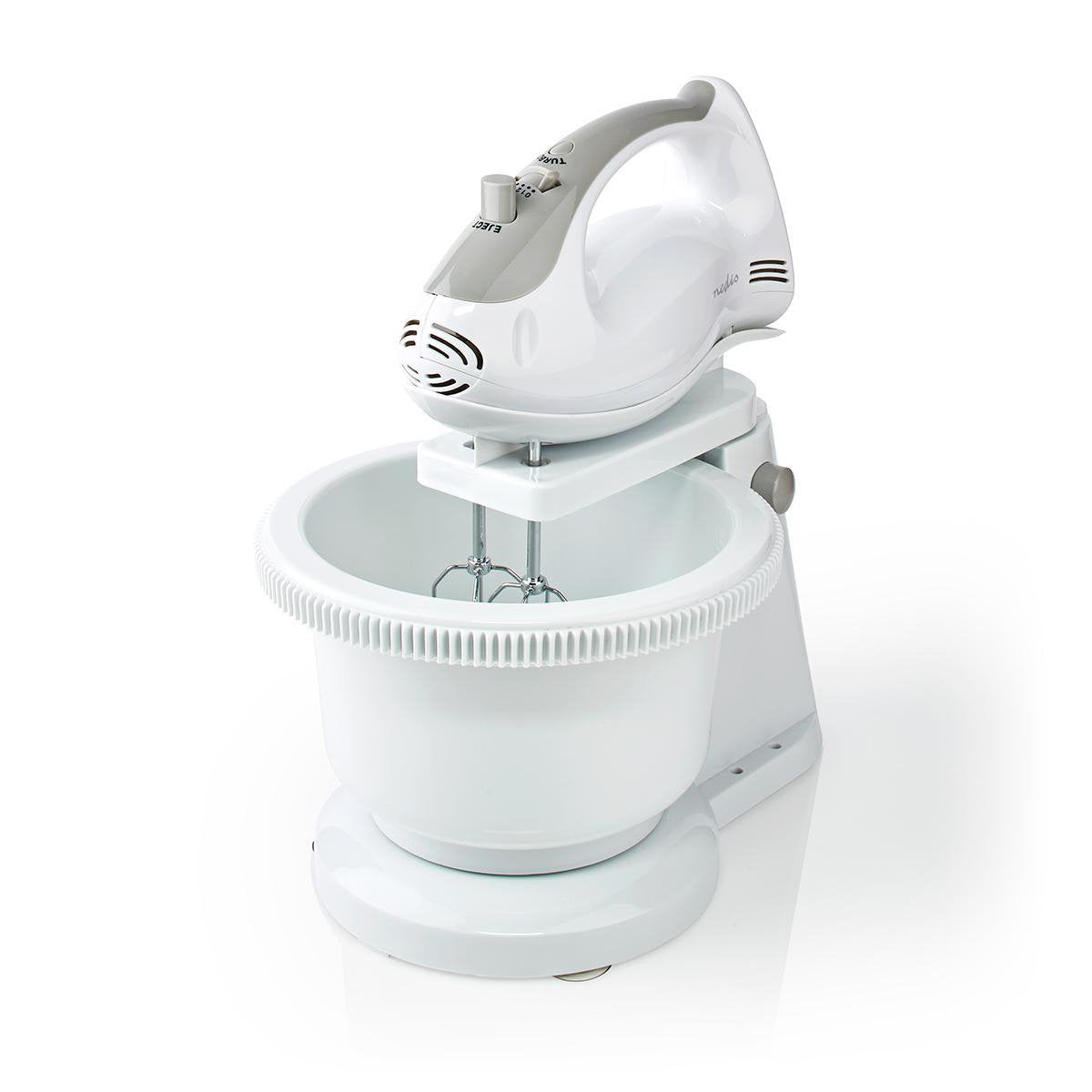 EAN 5412810330225 - Nedis KAHM110CWT batidora Batidora de mano 200 W Gris, Blanco imagen 8
