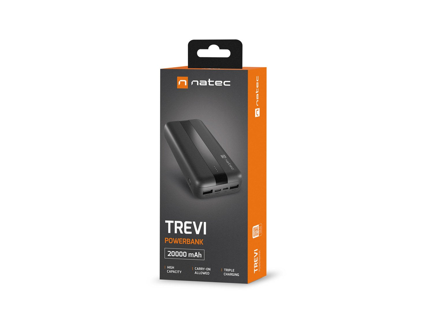 EAN 5901969434873 - NATEC Trevi Polímero de litio 20000 mAh Negro imagen 6