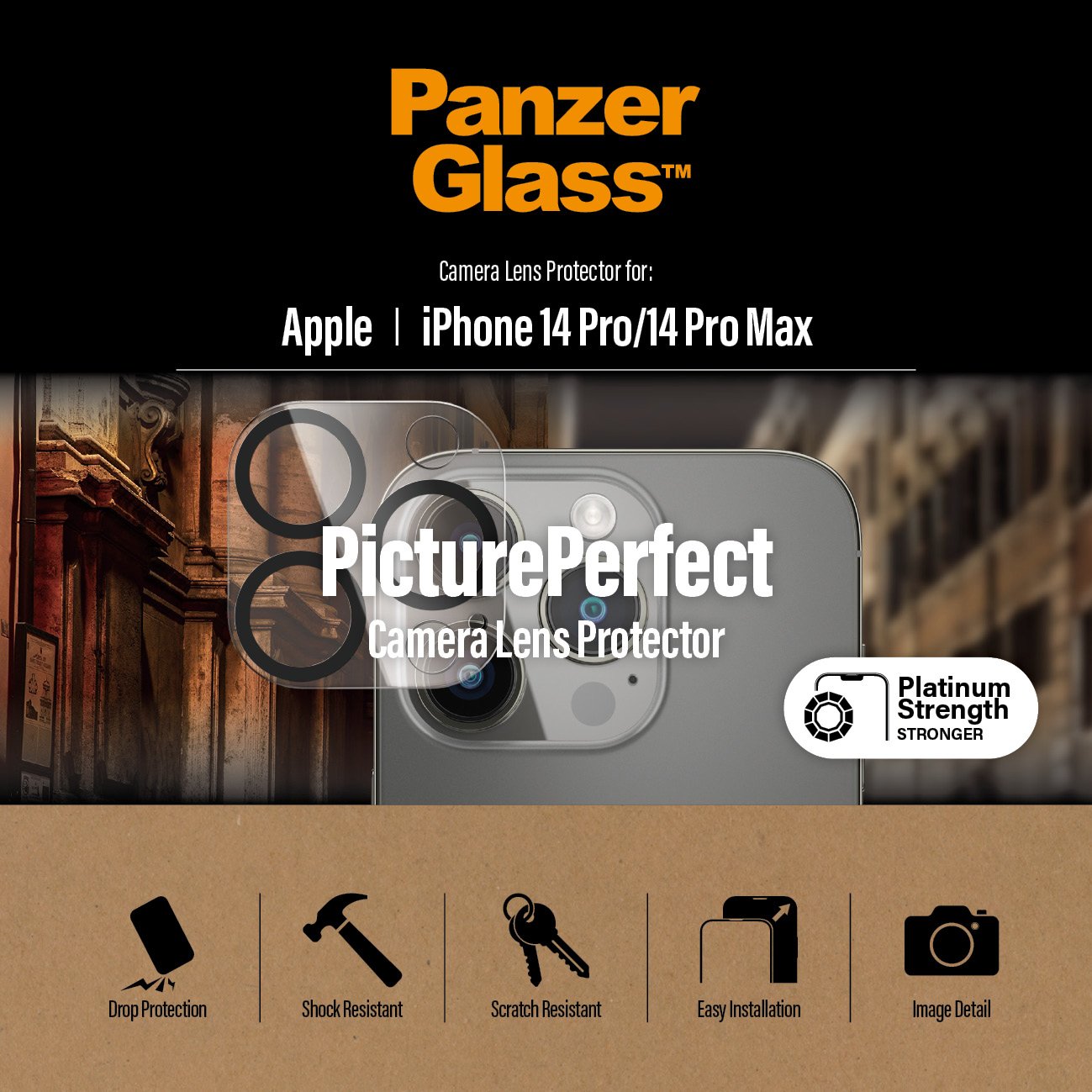 EAN 5711724004001 - PanzerGlass ® PicturePerfect Camera Lens Protector iPhone 14 Pro | 14 Pro Max Protector de pantalla Apple imagen 4
