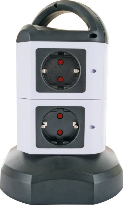 EAN 4004005036435 - Schwaiger STDT2718 base múltiple 1,8 m 7 salidas AC Interior Negro, Blanco imagen 7