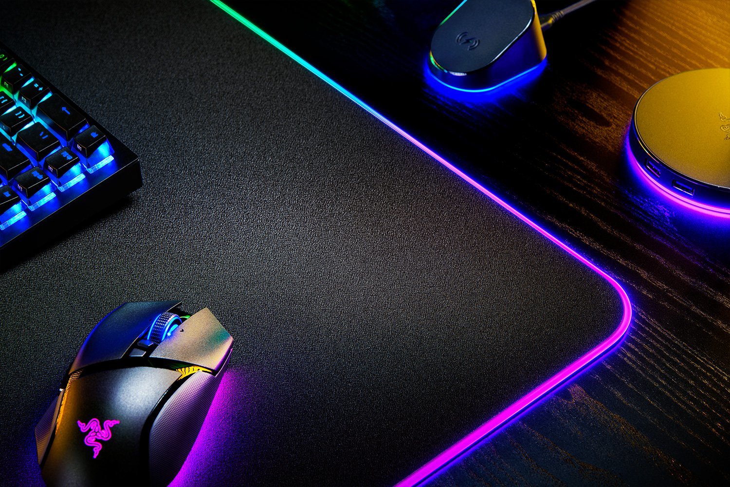 EAN 8887910063071 - Razer Strider Chroma Alfombrilla de ratón para juegos Negro imagen 8