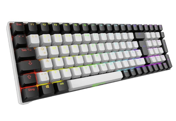 Sharkoon Skiller Sgk50 S2, Teclado De Juegos Negro, De-Layout, Gateron Red 4044951040803