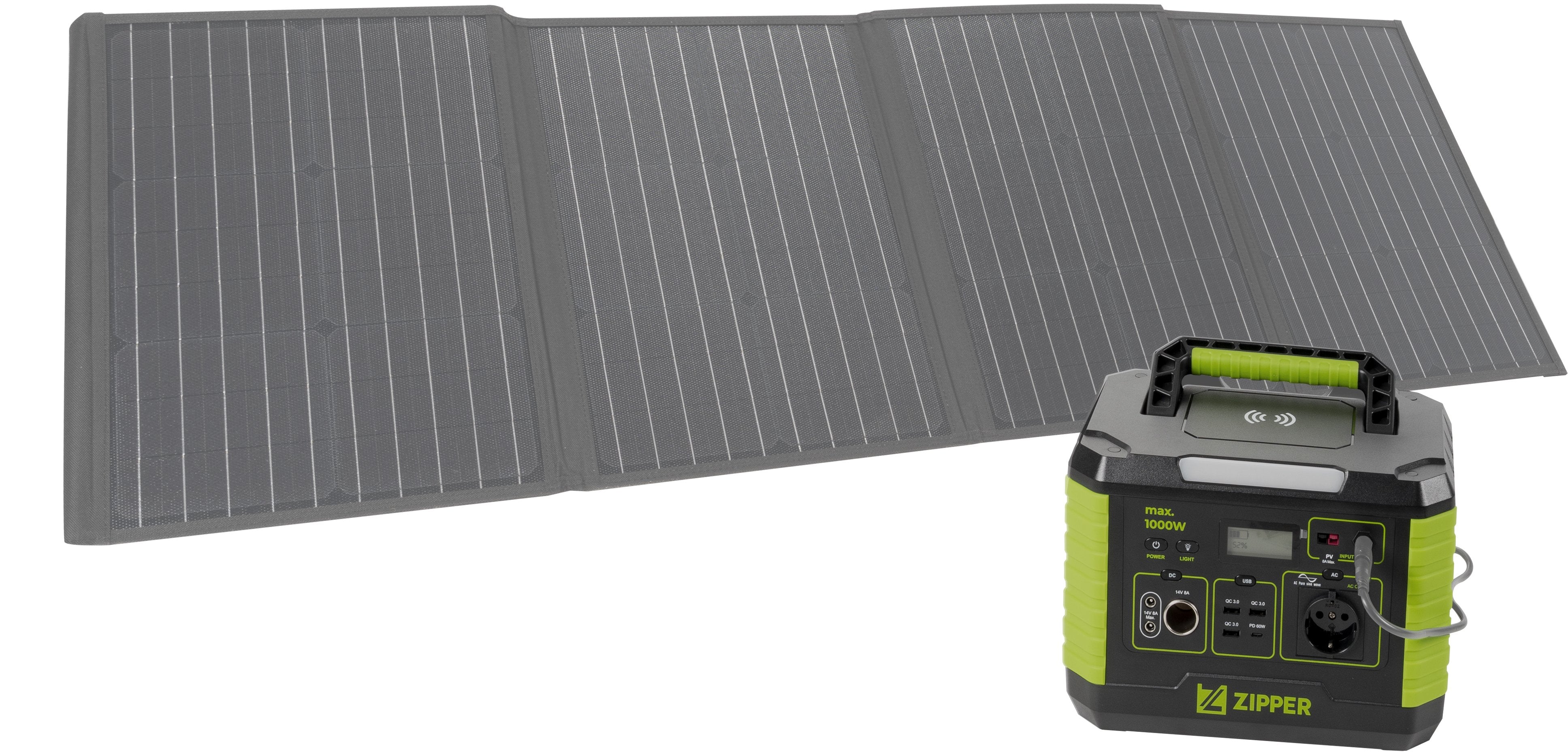 Zipper Zi-Ps1000 Estación De Energía Portátil 8 Ión De Litio 1000 W 8,7 Kg