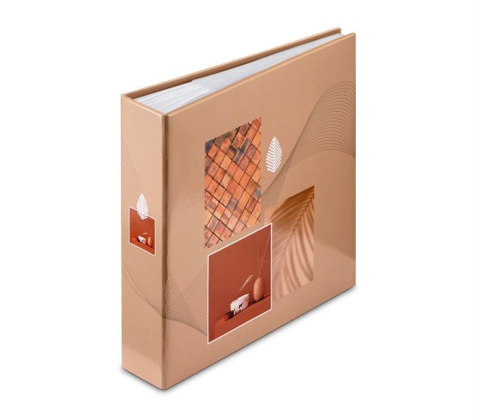 Hama Singo Ii Álbum De Foto Y Protector Terracota 100 Hojas Encuadernación En Tapa Dura