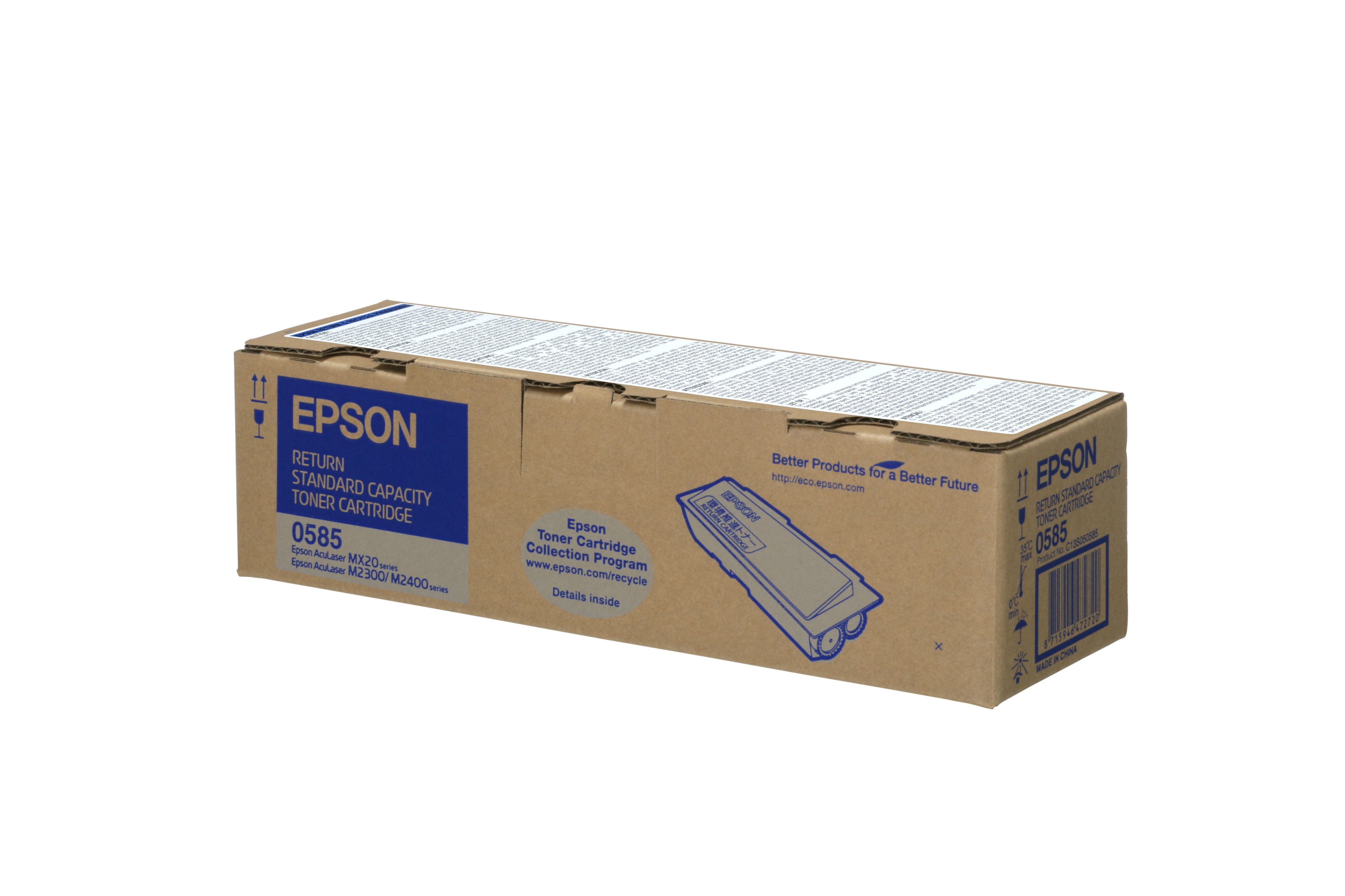 Toner Original Epson Negro Return Program Para Aculaser M2300, M2400, Mx20
