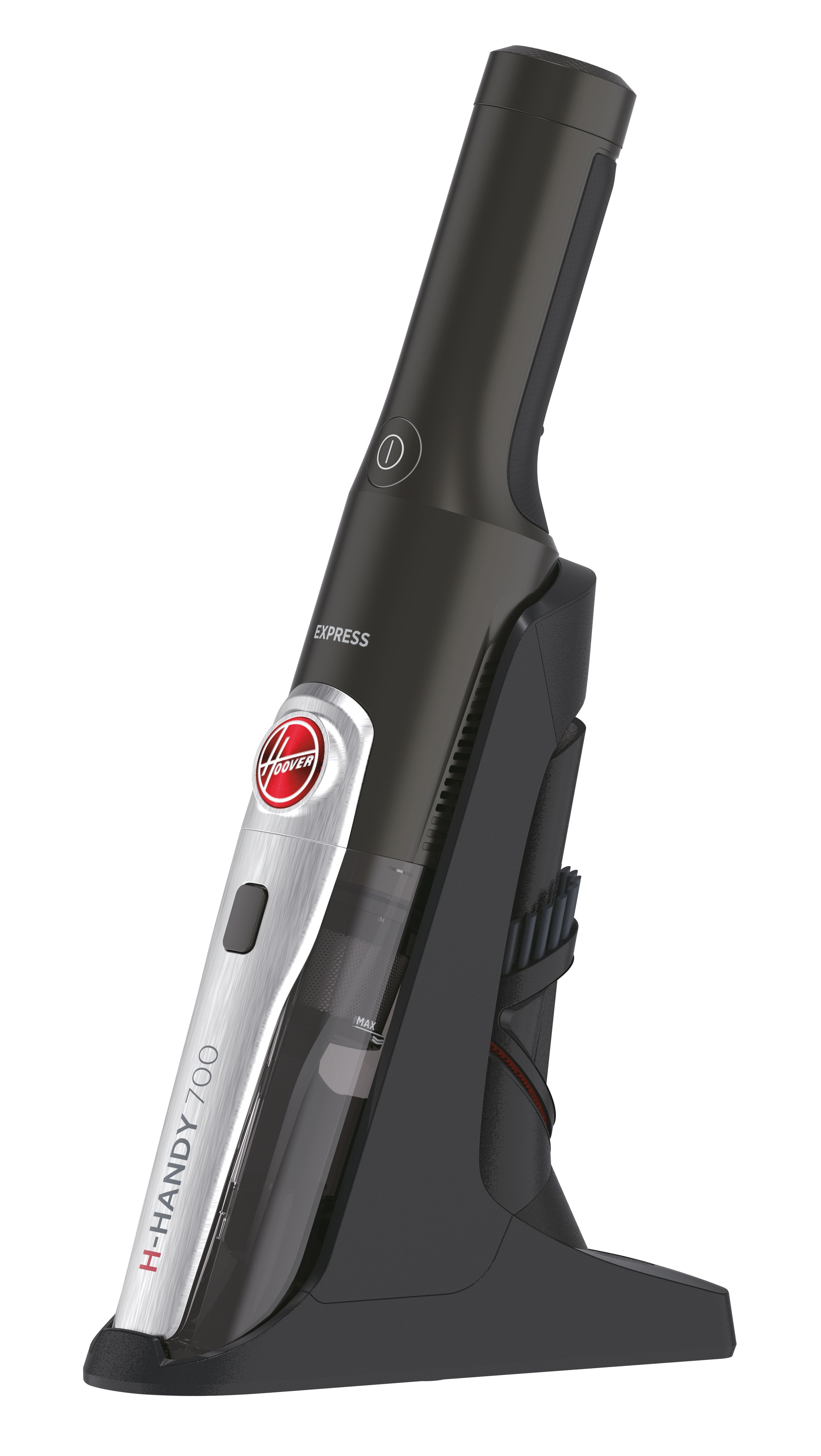 EAN 8059019009834 - Hoover H-HANDY 700 Express HH710T 011 aspiradora de mano Titanio Sin bolsa imagen 1