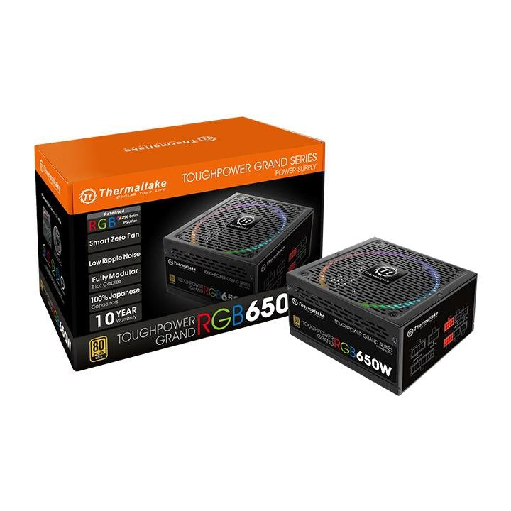 EAN 0841163066737 - Thermaltake Toughpower Grand RGB unidad de fuente de alimentación 650 W 24-pin ATX ATX Negro imagen 10