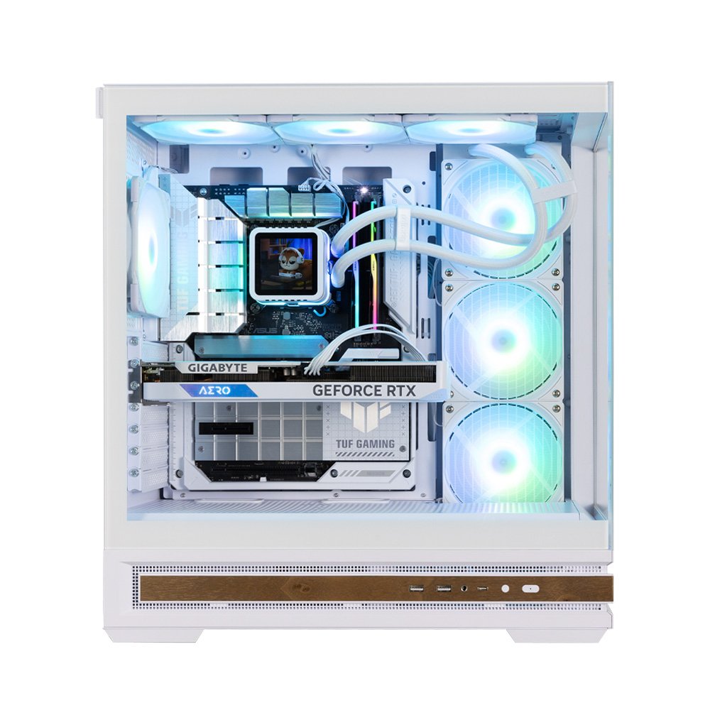 Caja Pc Zalman P40 Namu Atx 4 Xvent 120mm Argb 2xusb 3.0 Blanco S/N Fuente